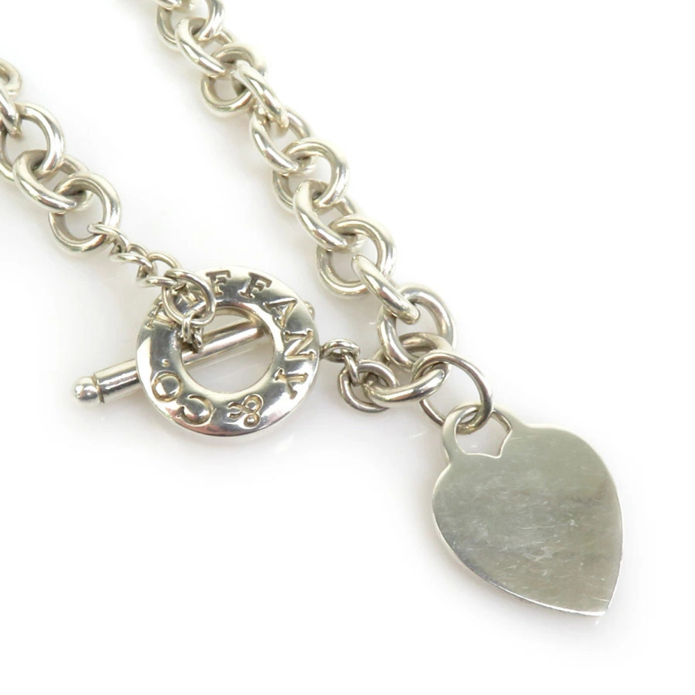 Tiffany Co Necklace Heart Sterling Silver